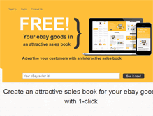 Tablet Screenshot of mysalesbook.com